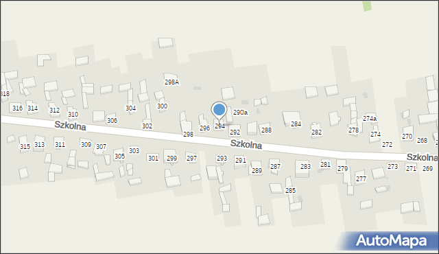 Starcza, Szkolna, 294, mapa Starcza
