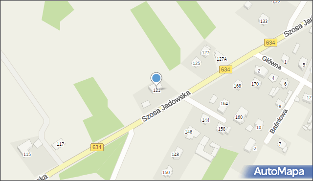 Stare Grabie, Szosa Jadowska, 121, mapa Stare Grabie