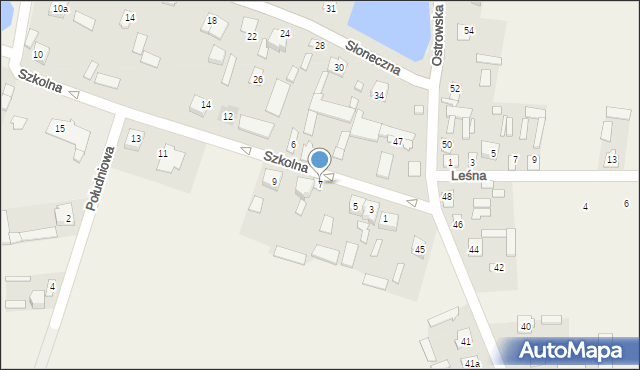 Stare Lubiejewo, Szkolna, 7, mapa Stare Lubiejewo