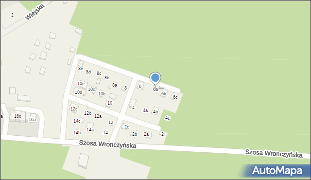 Stęszewko, Szosa Wronczyńska, 6a, mapa Stęszewko