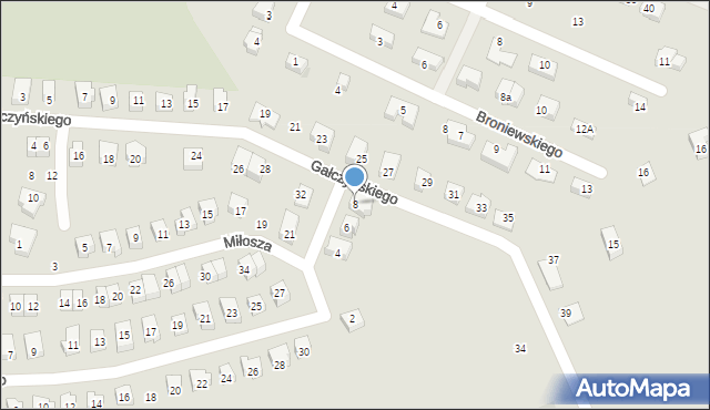 Strzelin, Szymborskiej Wisławy, 8, mapa Strzelin