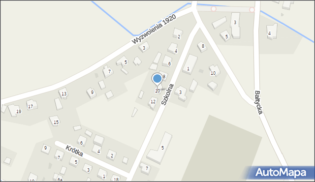 Strzelno, Szkolna, 10, mapa Strzelno