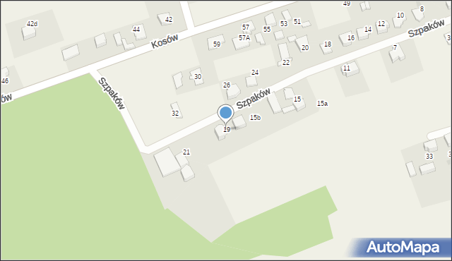 Studzienice, Szpaków, 19, mapa Studzienice