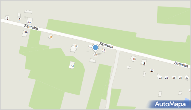 Suchedniów, Szeroka, 12, mapa Suchedniów