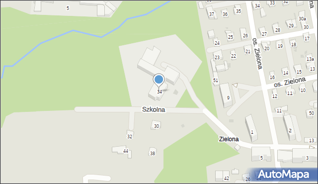 Sułkowice, Szkolna, 34, mapa Sułkowice