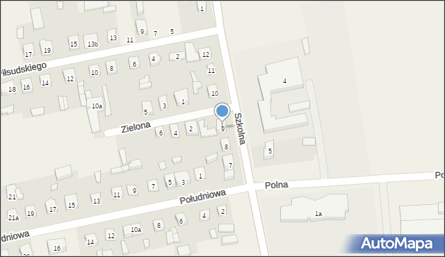 Sulmierzyce, Szkolna, 9, mapa Sulmierzyce