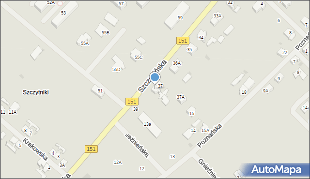 Świdwin, Szczecińska, 38, mapa Świdwin