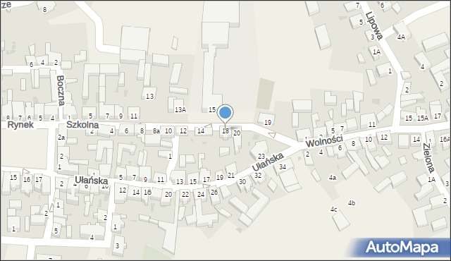 Święciechowa, Szkolna, 18, mapa Święciechowa