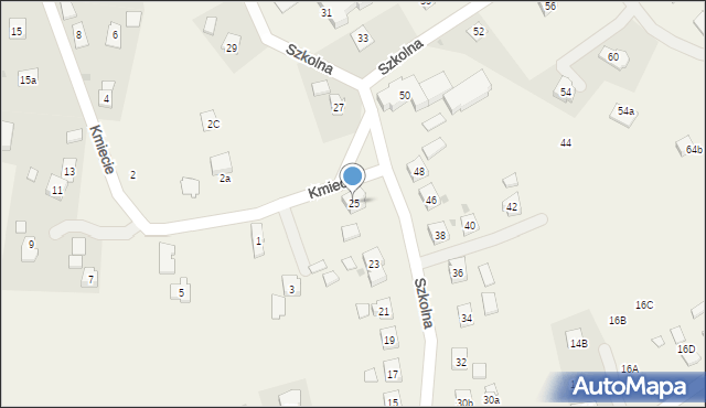 Świerzowa Polska, Szkolna, 25, mapa Świerzowa Polska