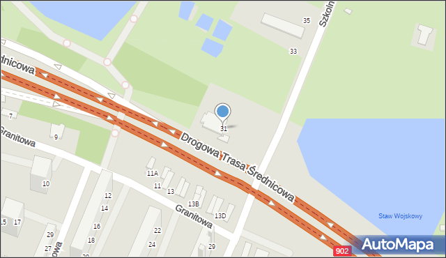 Świętochłowice, Szkolna, 31, mapa Świętochłowice