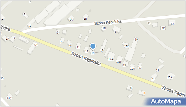 Syców, Szosa Kępińska, 15, mapa Syców