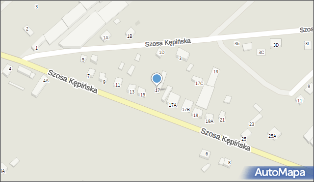 Syców, Szosa Kępińska, 17, mapa Syców