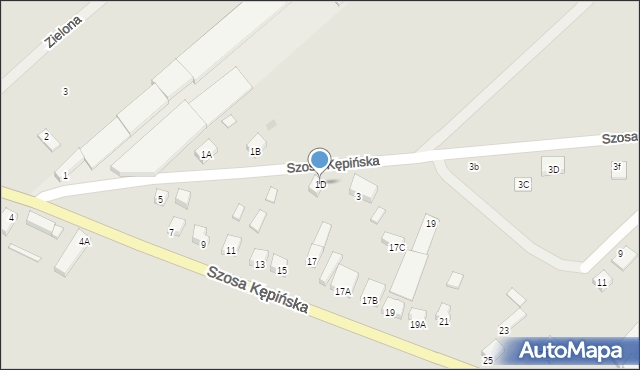 Syców, Szosa Kępińska, 1D, mapa Syców