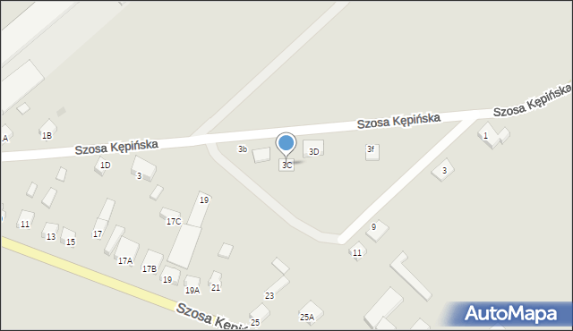 Syców, Szosa Kępińska, 3C, mapa Syców