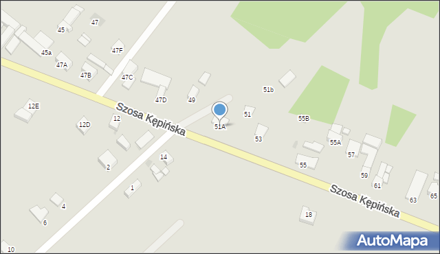 Syców, Szosa Kępińska, 51A, mapa Syców