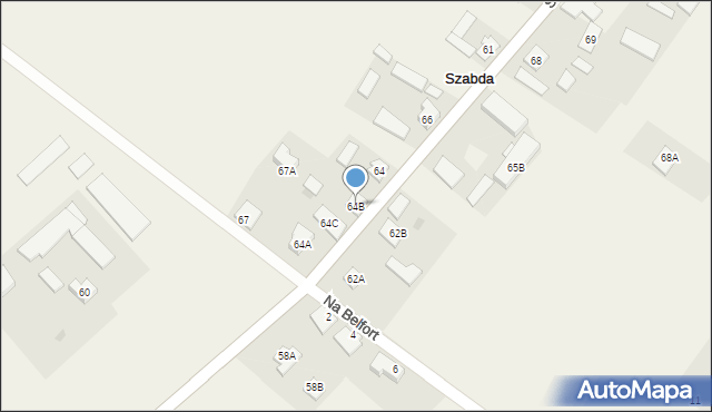 Szabda, Szabda, 64B, mapa Szabda