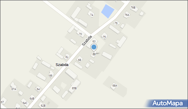 Szabda, Szabda, 69, mapa Szabda