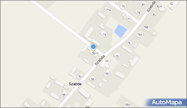 Szabda, Szabda, 70, mapa Szabda
