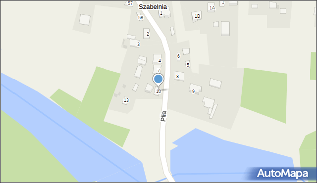 Szabelnia, Szabelnia, 10, mapa Szabelnia