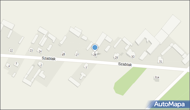 Szablak, Szablak, 28, mapa Szablak