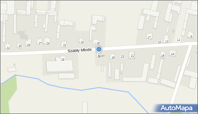 Szabły Młode, Szabły Młode, 26, mapa Szabły Młode