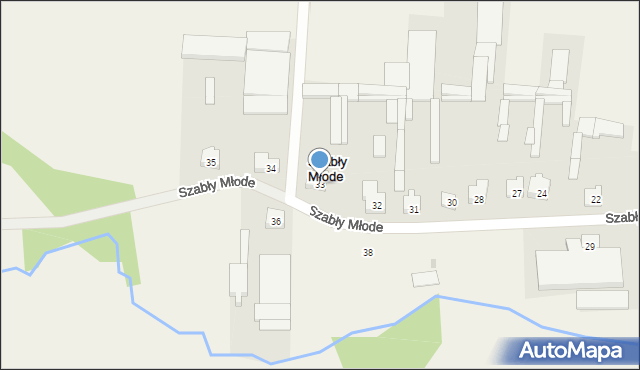 Szabły Młode, Szabły Młode, 33, mapa Szabły Młode