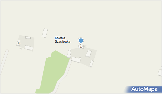 Szaciłówka, Szaciłówka, 33, mapa Szaciłówka