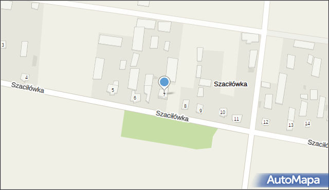 Szaciłówka, Szaciłówka, 7, mapa Szaciłówka