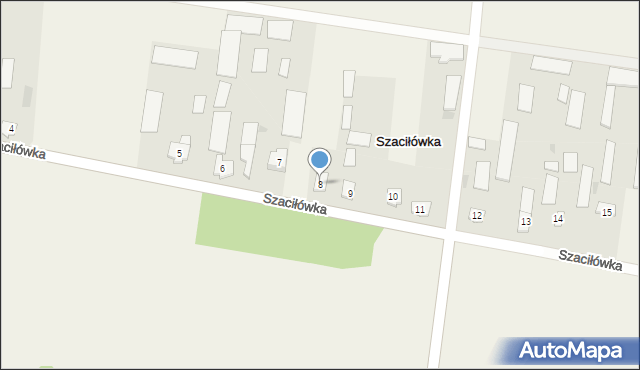 Szaciłówka, Szaciłówka, 8, mapa Szaciłówka