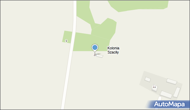 Szaciły, Szaciły, 10, mapa Szaciły