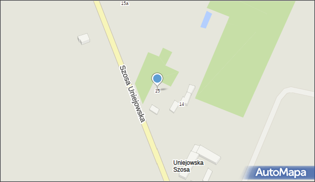 Szadek, Szosa Uniejowska, 15, mapa Szadek