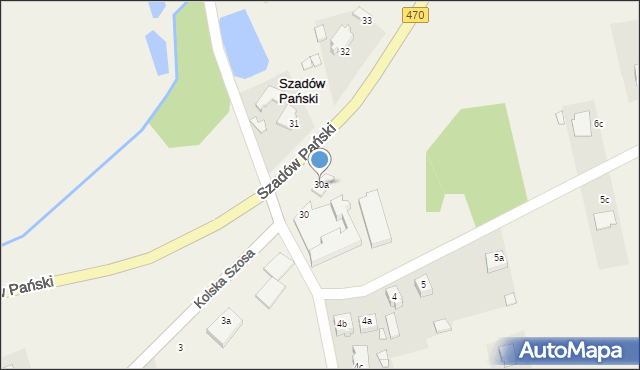 Szadów Pański, Szadów Pański, 30a, mapa Szadów Pański