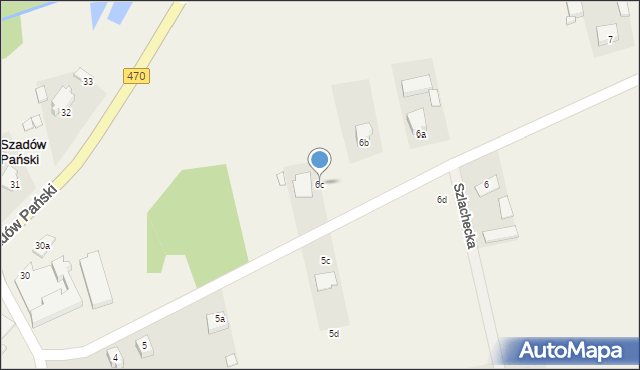 Szadów Pański, Szadów Pański, 6c, mapa Szadów Pański