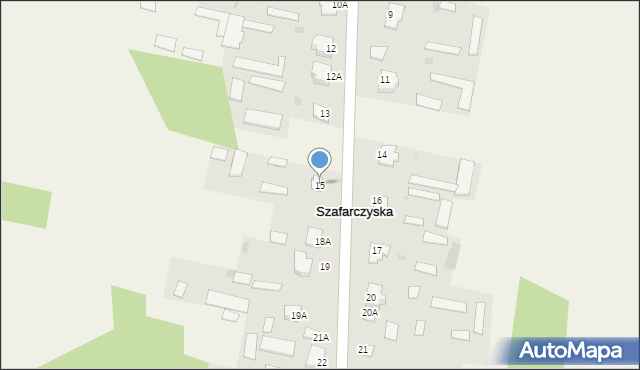 Szafarczyska, Szafarczyska, 15, mapa Szafarczyska