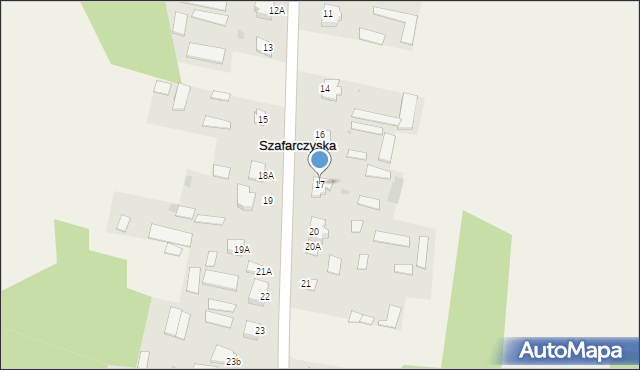 Szafarczyska, Szafarczyska, 17, mapa Szafarczyska