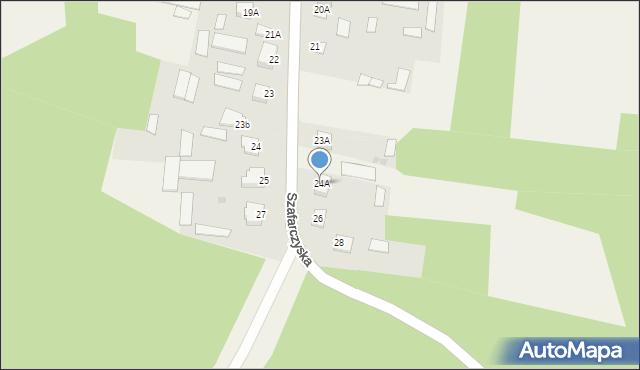 Szafarczyska, Szafarczyska, 24A, mapa Szafarczyska