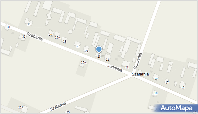 Szafarnia, Szafarnia, 23, mapa Szafarnia