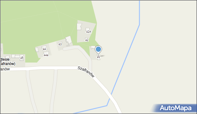 Szafranów, Szafranów, 41, mapa Szafranów