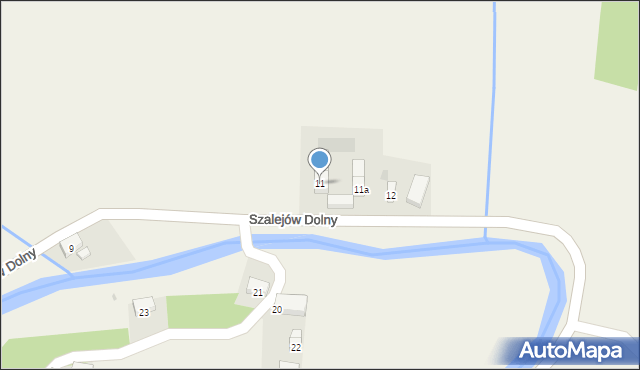 Szalejów Dolny, Szalejów Dolny, 11, mapa Szalejów Dolny