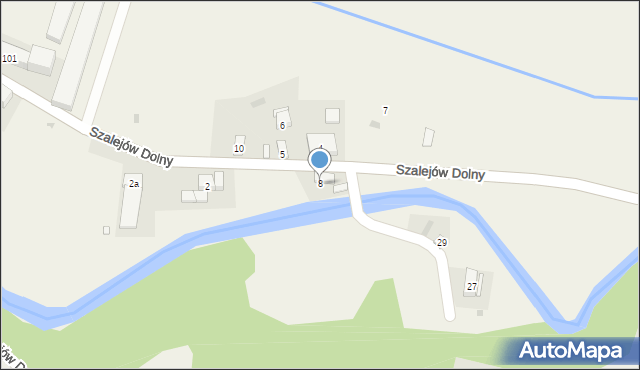 Szalejów Dolny, Szalejów Dolny, 8, mapa Szalejów Dolny