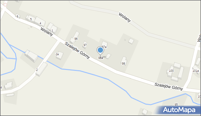 Szalejów Górny, Szalejów Górny, 98a, mapa Szalejów Górny