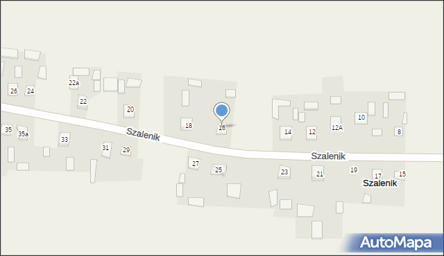 Szalenik, Szalenik, 16, mapa Szalenik