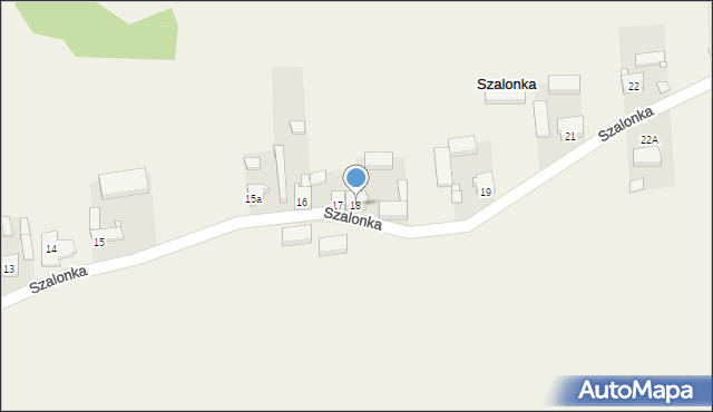 Szalonka, Szalonka, 18, mapa Szalonka