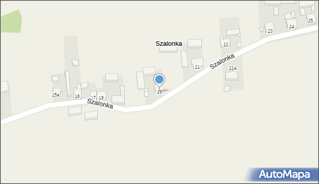 Szalonka, Szalonka, 19, mapa Szalonka