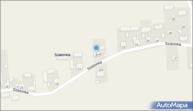 Szalonka, Szalonka, 22, mapa Szalonka