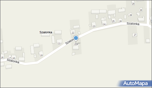 Szalonka, Szalonka, 22A, mapa Szalonka