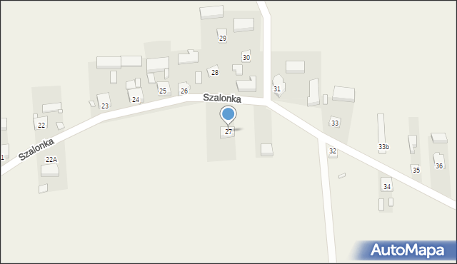 Szalonka, Szalonka, 27, mapa Szalonka