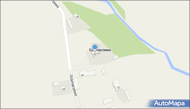 Szamarzewo, Szamarzewo, 43, mapa Szamarzewo