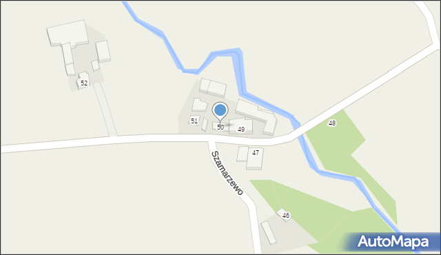 Szamarzewo, Szamarzewo, 50, mapa Szamarzewo