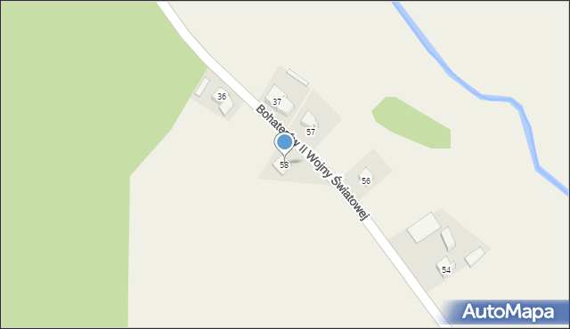 Szamarzewo, Szamarzewo, 58, mapa Szamarzewo